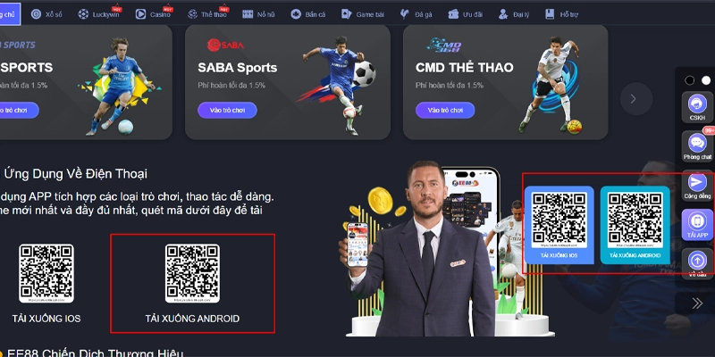 Hướng dẫn tải app EE88 cho điện thoại Android