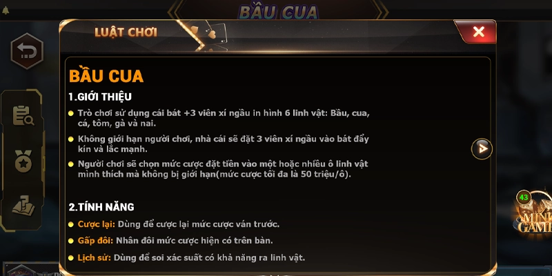 Luật chơi bầu cua EE88 - Đơn giản cho người mới