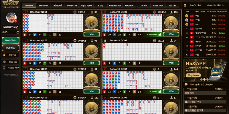 Những tựa game đáng thử nhất tại casino EE88